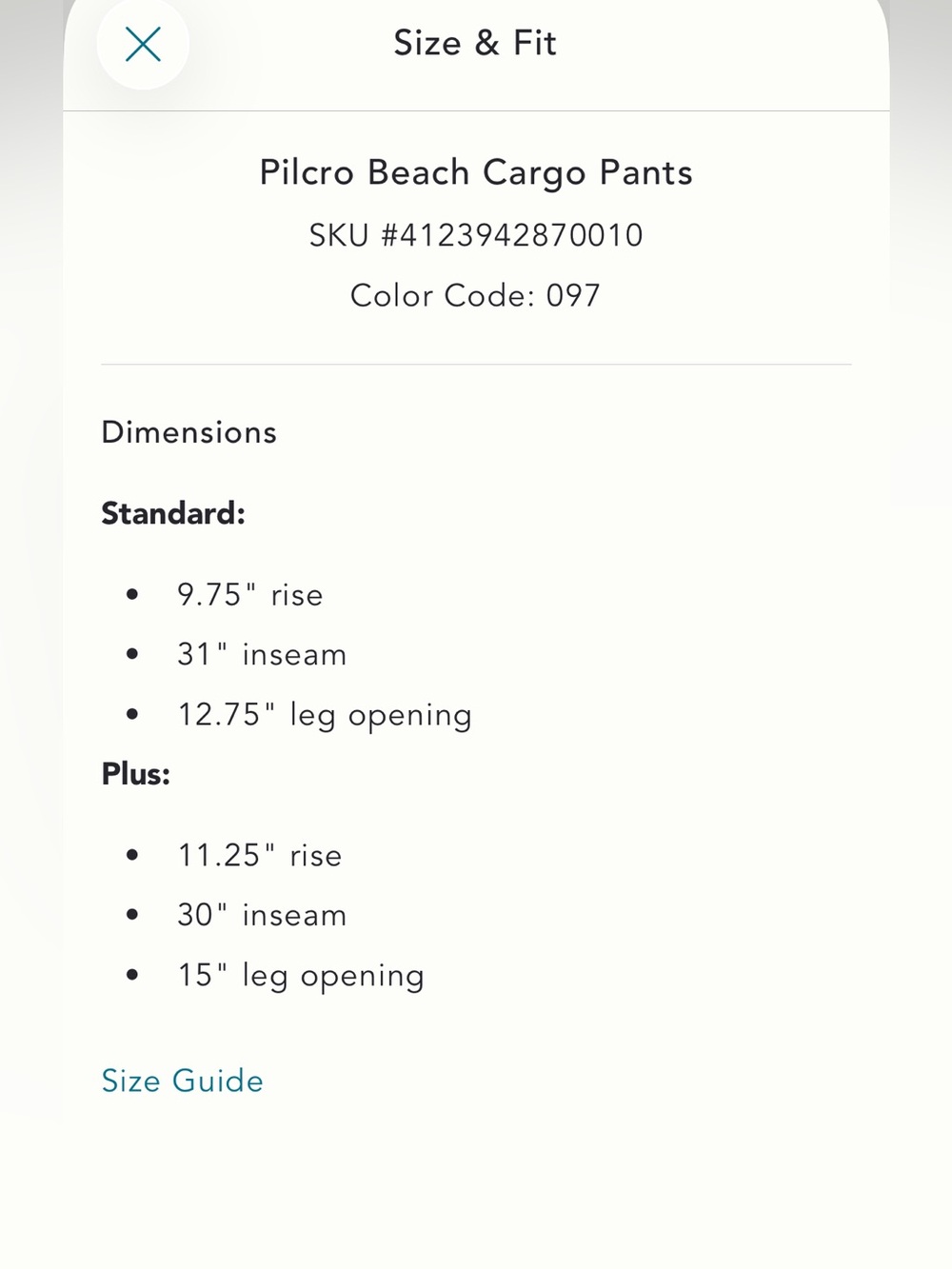 Pilcro Anthropologie cargo beach pants - Picture 12 of 13